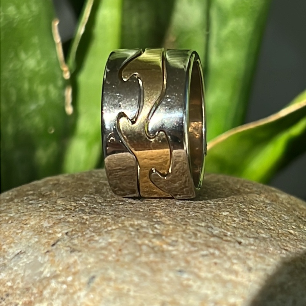 Georg Jensen 18k fusion ring - Picture 14 of 17